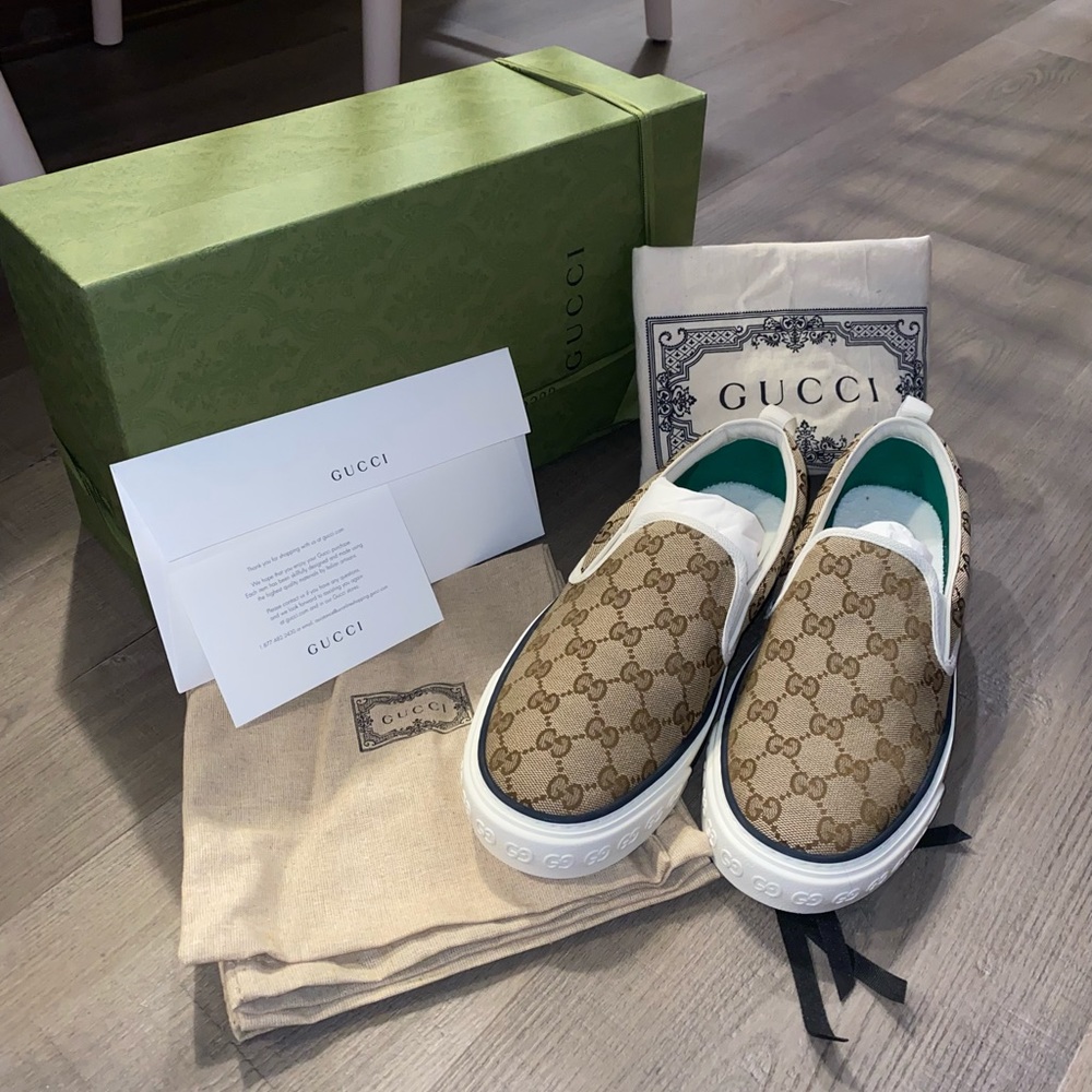 Brand New Authentic Men’s Gucci Slip-on Sneakers